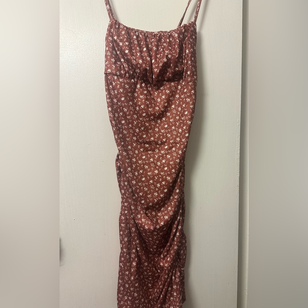 Floral spandex dress